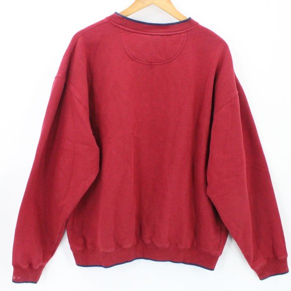 Vintage M&C Sport Crewneck Sweatshirt Mens Red Pullover Greatest Grandpa XL - Picture 7 of 9